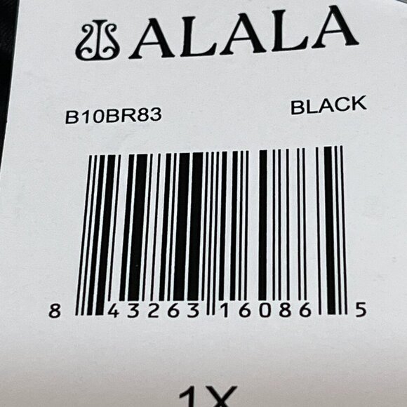 Alala Tilly Long Sports Bra 1X Black NWT - Picture 7 of 7